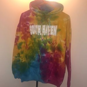 Tie dye south haven hoodie